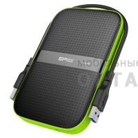 Жесткий диск HDD Siliсon Power  2 TB  A60 антиудар (122 см), чёрный, 2.5", USB 3.0 Жесткий диск HDD Siliсon Power  2 TB  A60 антиудар (122 см), чёрный, 2.5", USB 3.0