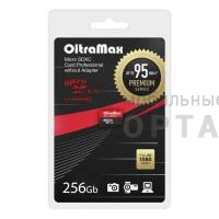 Карта памяти 256 Гб MicroSDXC OltraMax Class 10 Premium UHS-I U3 (95 Mb/s) без адаптера