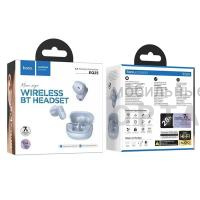 Наушники беспроводные внутриканальные Hoco Premium EQ25, синий