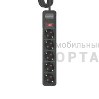 Удлинитель c заземлением FaizFull FU18 5M 10A 2500W, 5EU  (с предохранителем)