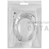 USB кабель DEFENDER F182 TypeC-TypeC 2м, 60 Вт,PD,TPE,белый, пакет (1/100)