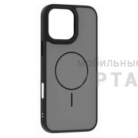 Чехол Matte Case MagSafe с защитой камеры в техпаке, iPhone 16, Black