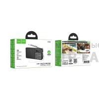 Радиоприемник HOCO Portable, HI50, FM/AM, USB, TF, 1200mAh Bluetooth 5.3, ABS + силикон, 138 *31.5*75.5mm,  черный